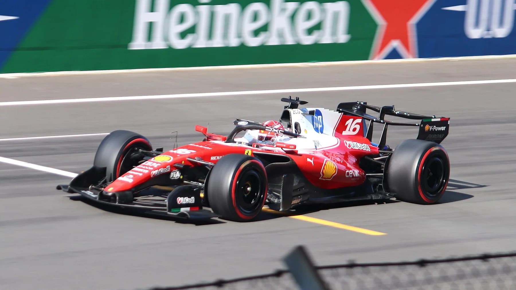 Charles Leclerc in the Ferrari SF-26 during qualifying for the 2026 Chinese Grand Prix.