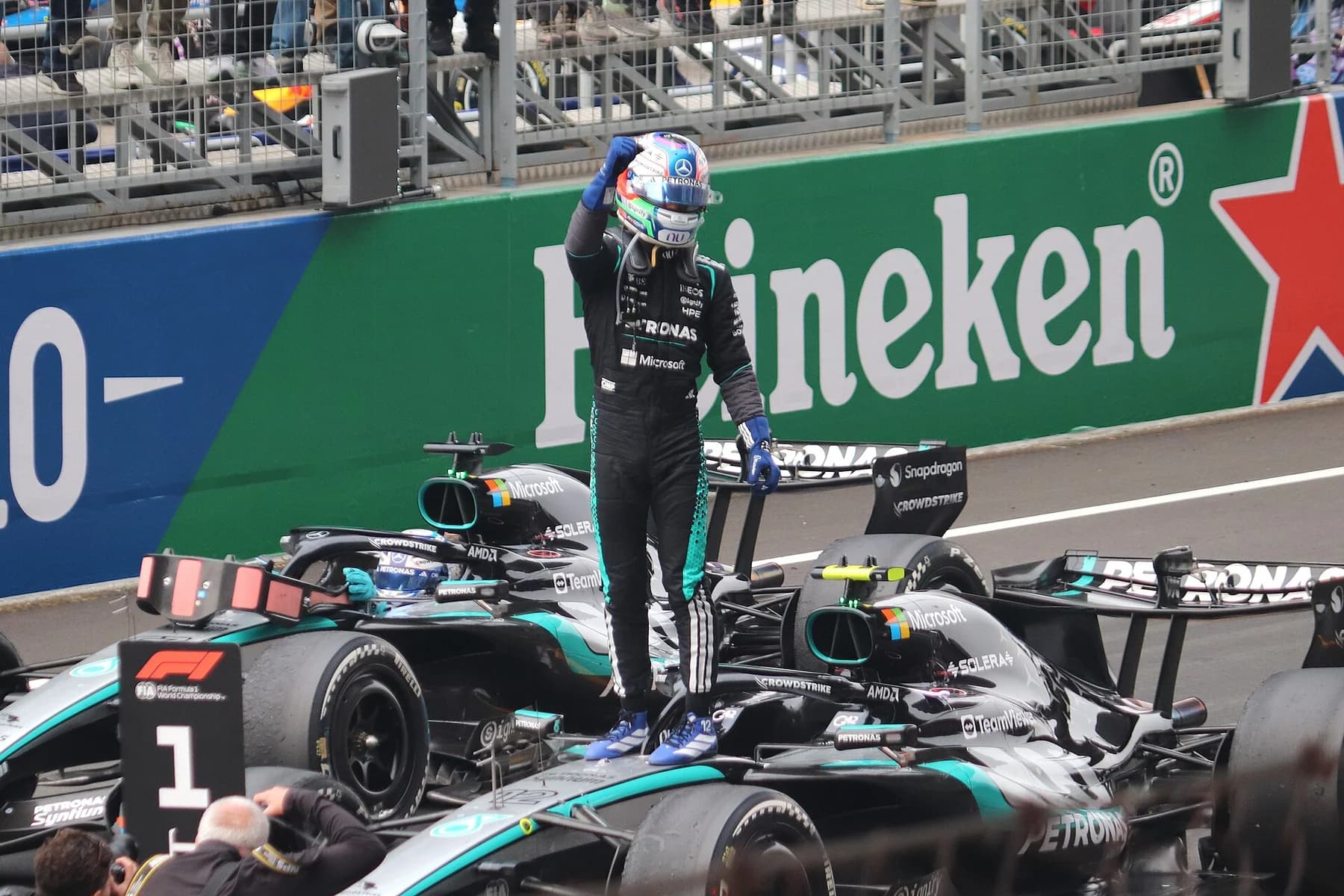 Antonelli after the Chinese Grand Prix. Photographed during the 2026 Chinese Grand Prix weekend.