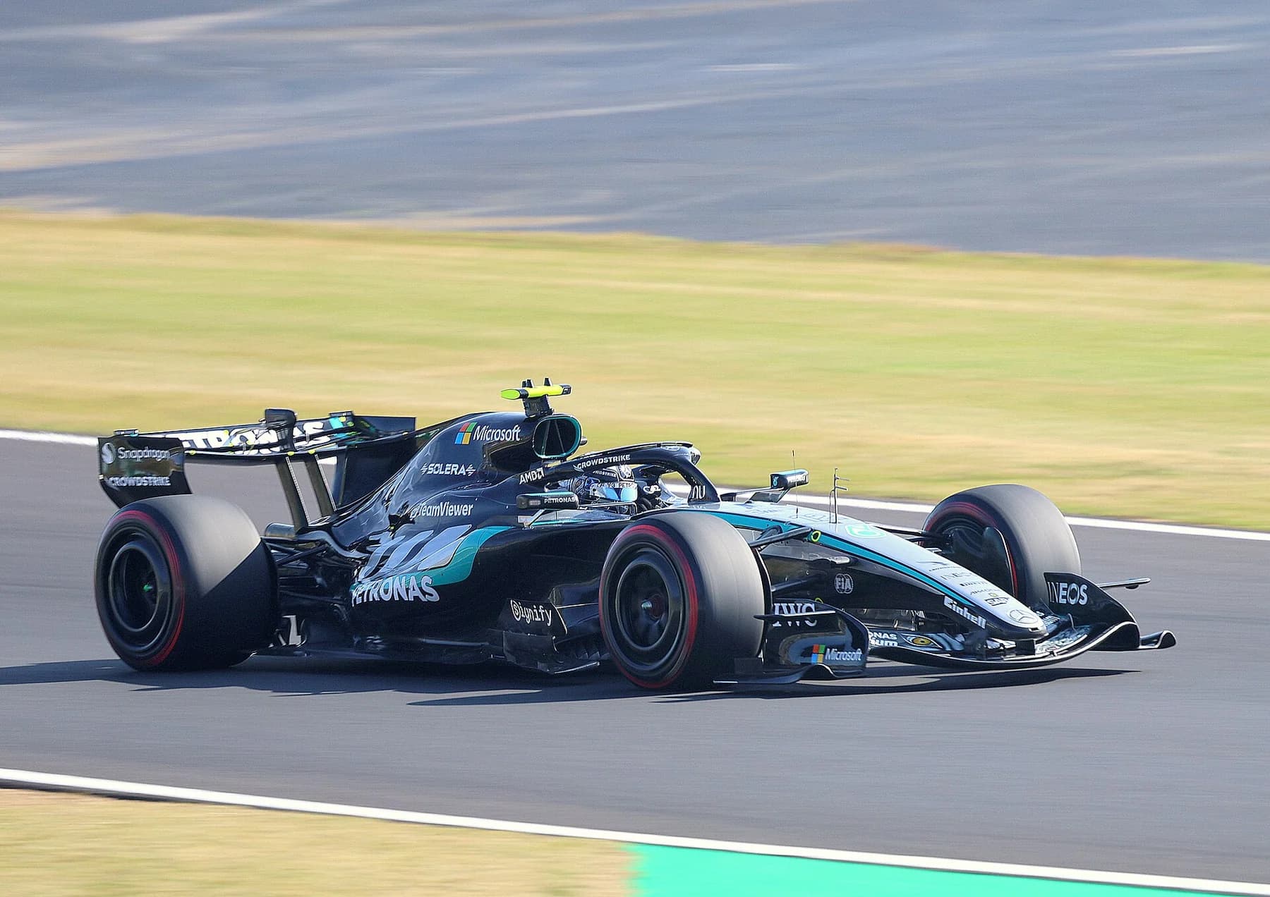 Antonelli at Spoon Curve. Photographed during the 2026 Japanese Grand Prix weekend.