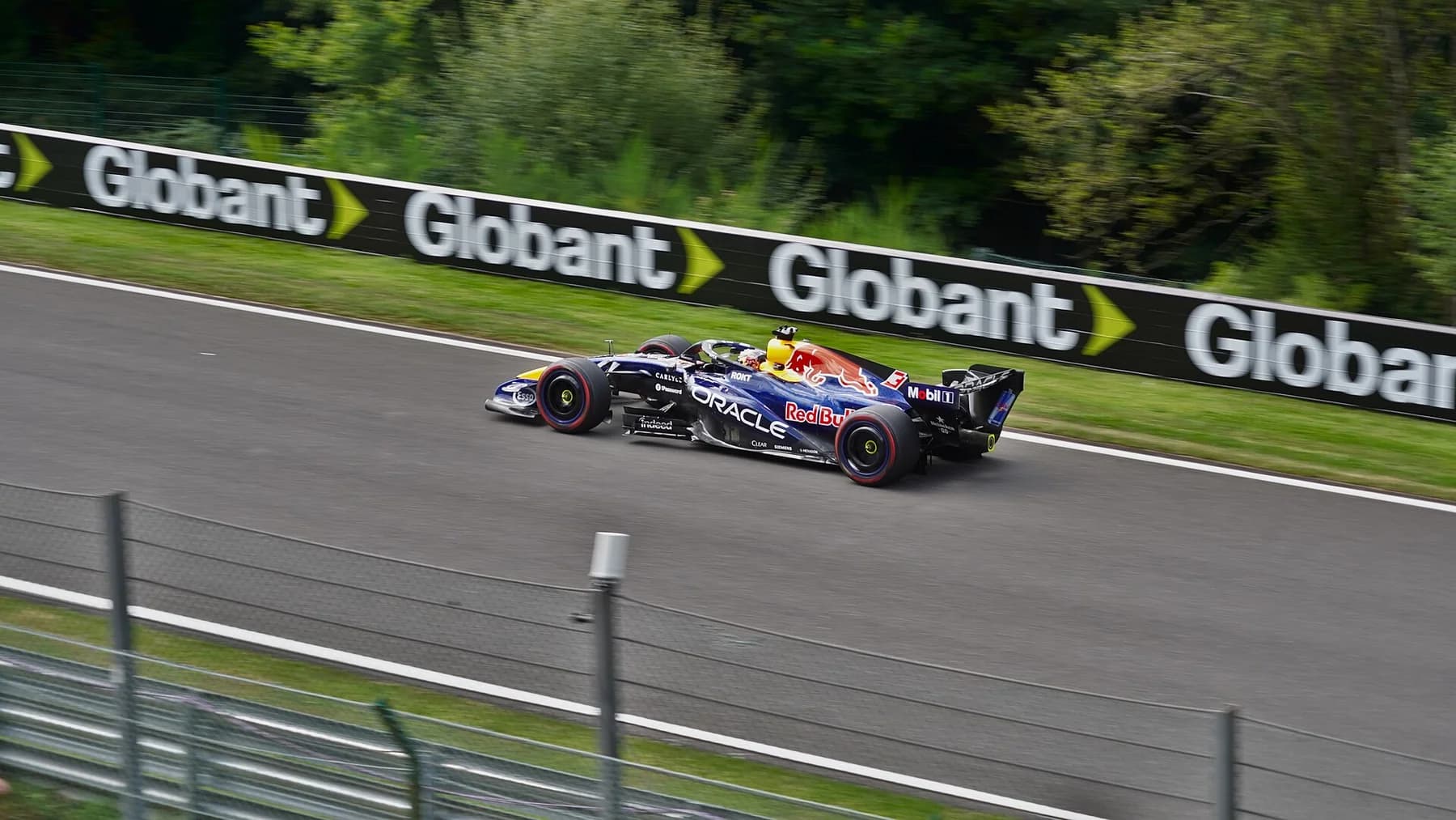 Verstappen at Spa-Francorchamps. Photographed during the 2026 Belgian Grand Prix weekend.