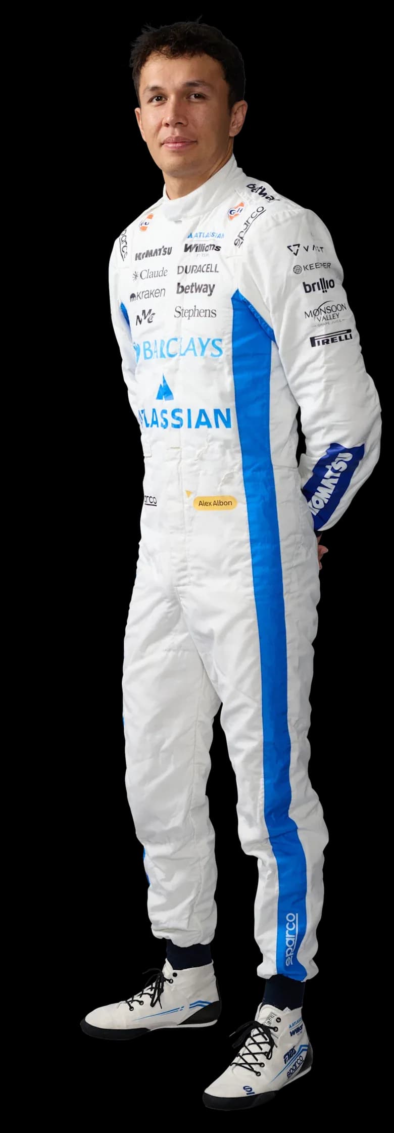 Alexander Albon 2026 official Formula One portrait