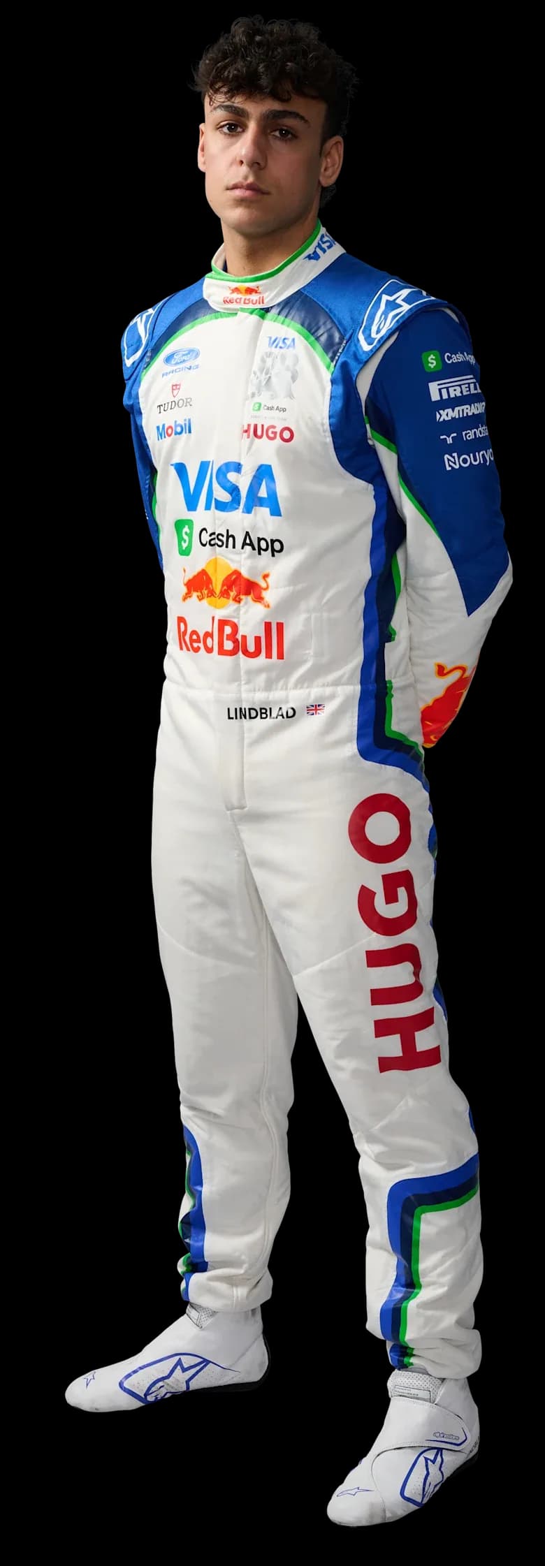 Arvid Lindblad 2026 official Formula One portrait