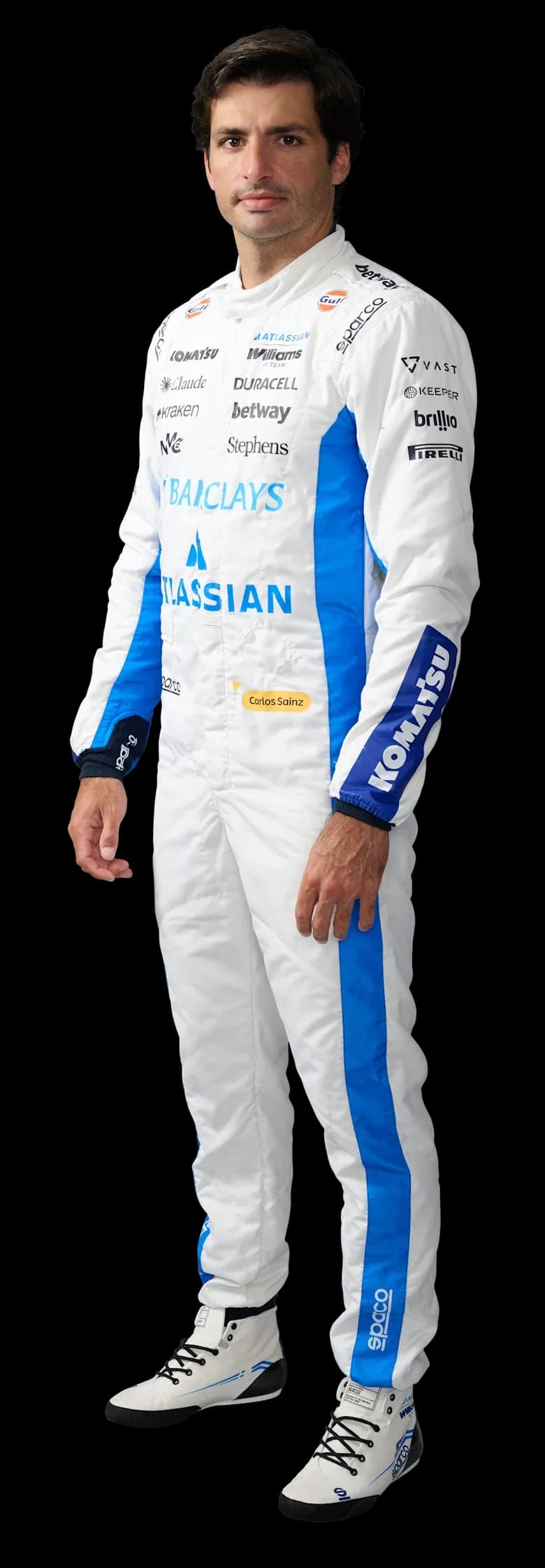 Carlos Sainz 2026 official Formula One portrait