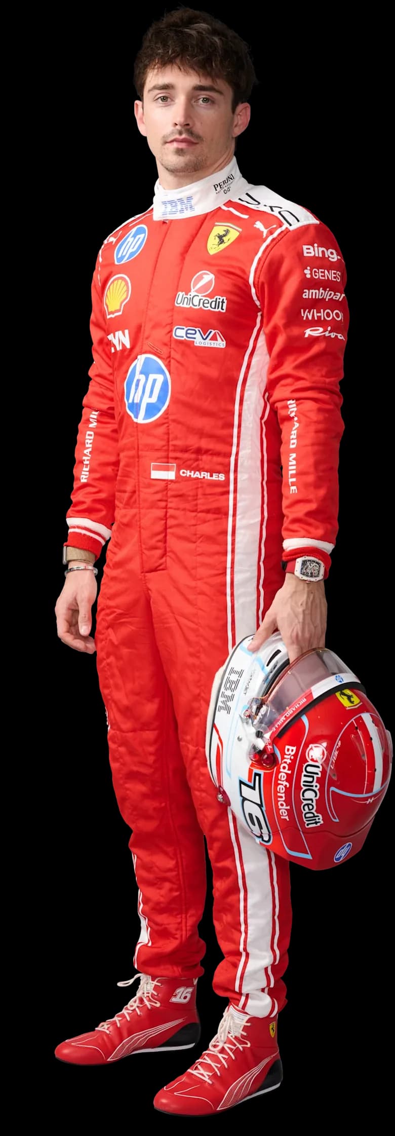 Charles Leclerc 2026 official Formula One portrait