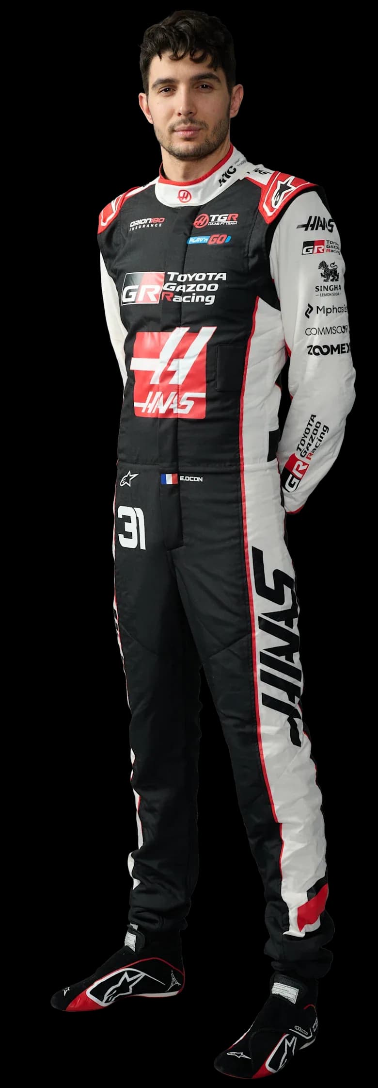 Esteban Ocon 2026 official Formula One portrait