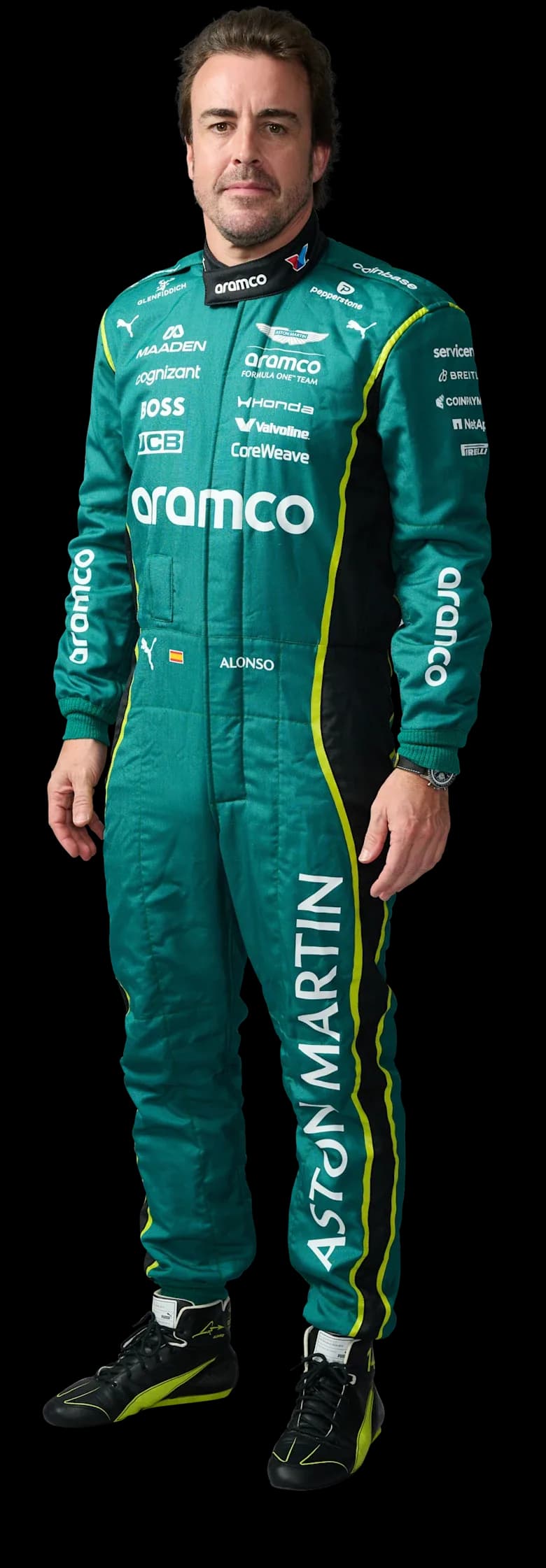 Fernando Alonso 2026 official Formula One portrait