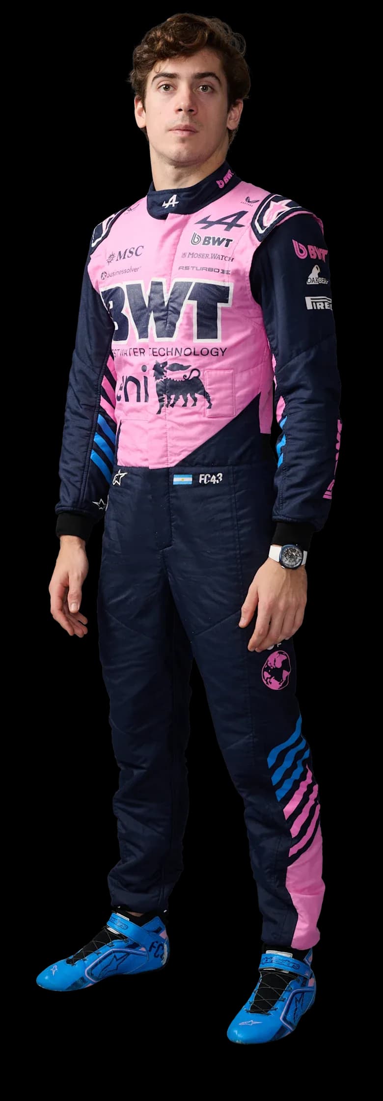 Franco Colapinto 2026 official Formula One portrait