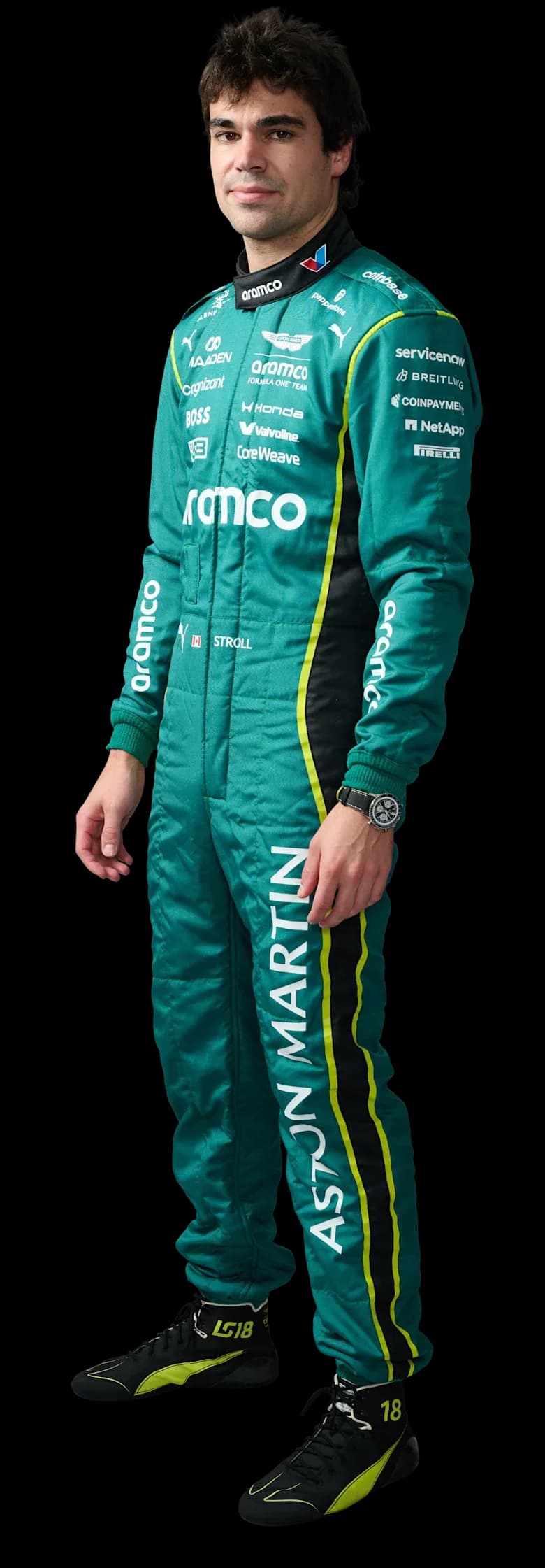 Lance Stroll 2026 official Formula One portrait