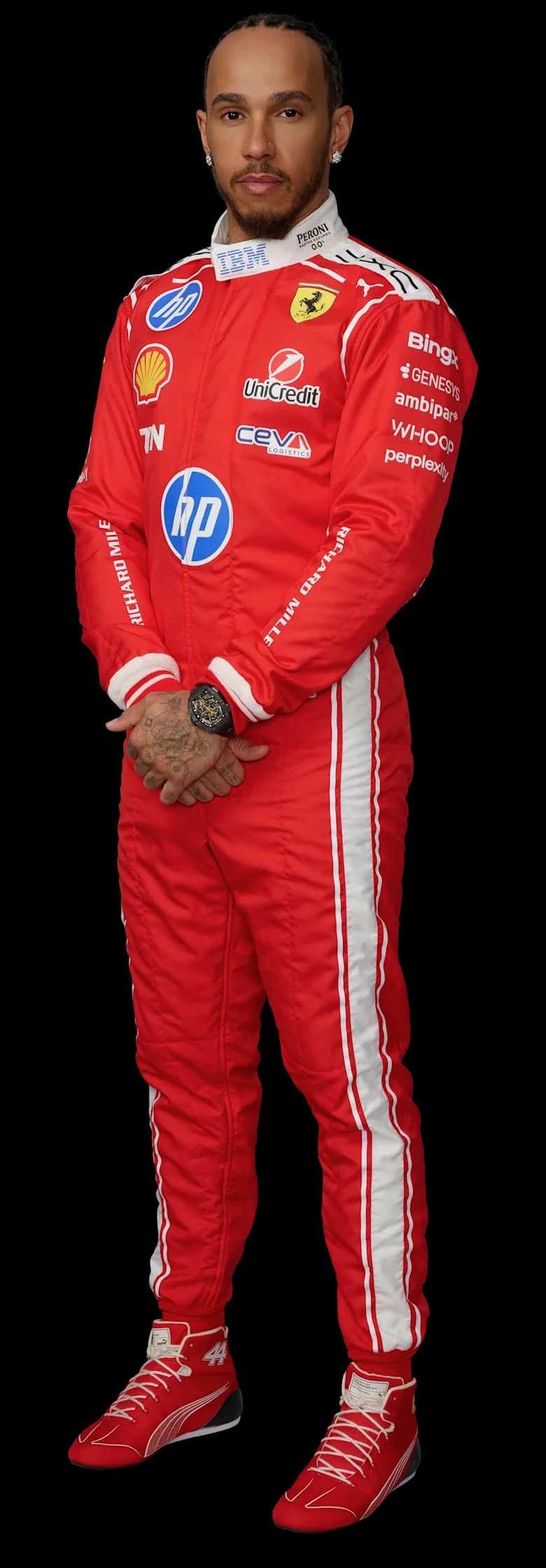 Lewis Hamilton 2026 official Formula One portrait