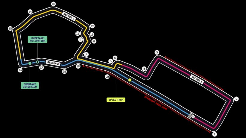 Baku City Circuit circuit outline