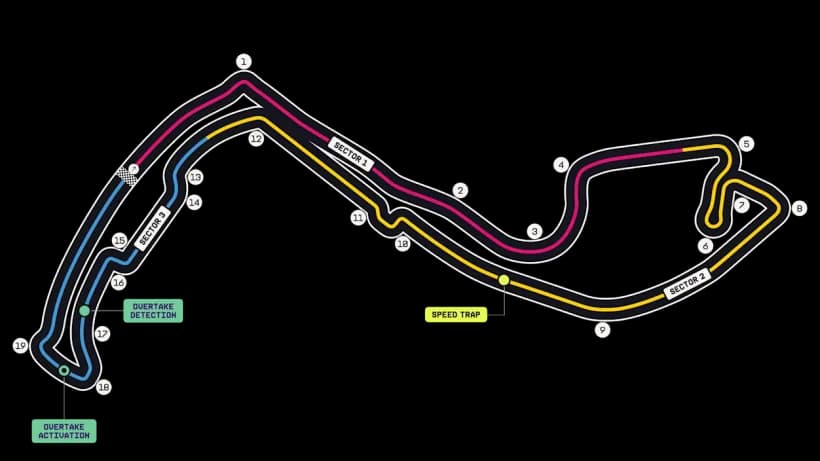 Circuit de Monaco circuit outline